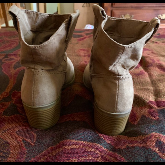 COPY - Ankle Suede Boots - Picture 4 of 5